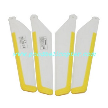 mjx-t-series-t23-t623 helicopter parts main blades (yellow color) - Click Image to Close
